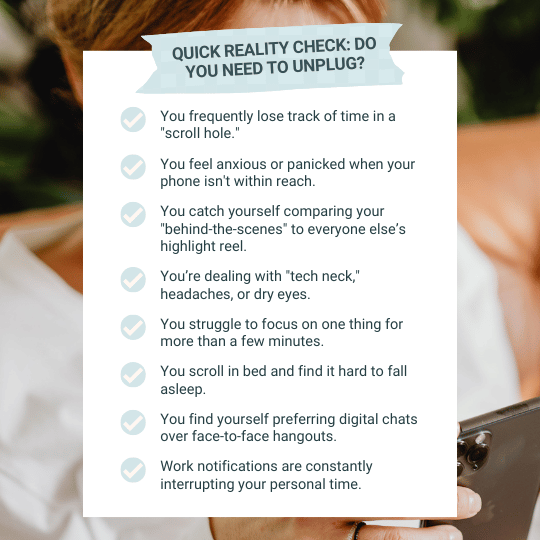 Benefits of a Digital Detox Checklist | Vo.Care Therapy Psychiatry Coaching