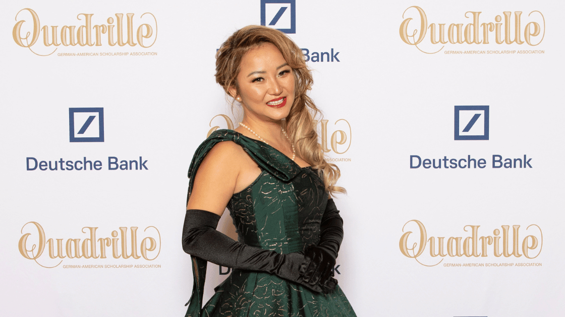 Dr. Krysti Vo attending the 2026 Quadrille Ball NYC to represent Vo.Care and support the German-American Scholarship Association.